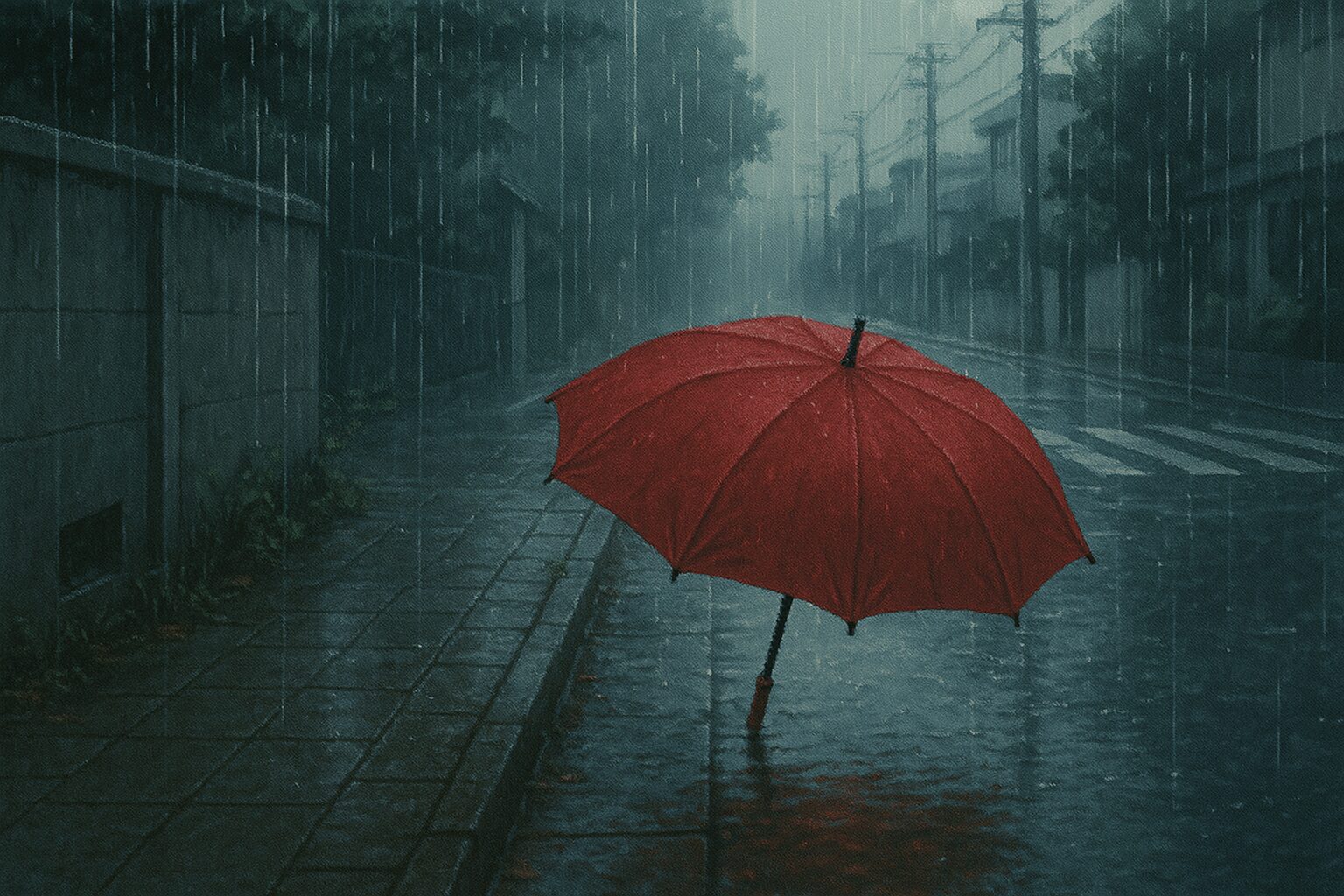 雨の日と傘